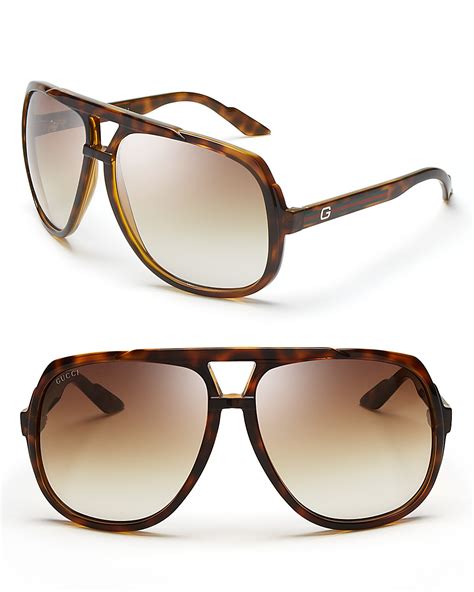 gucci 56mm sunglasses 536550|Gucci oversized aviator sunglasses.